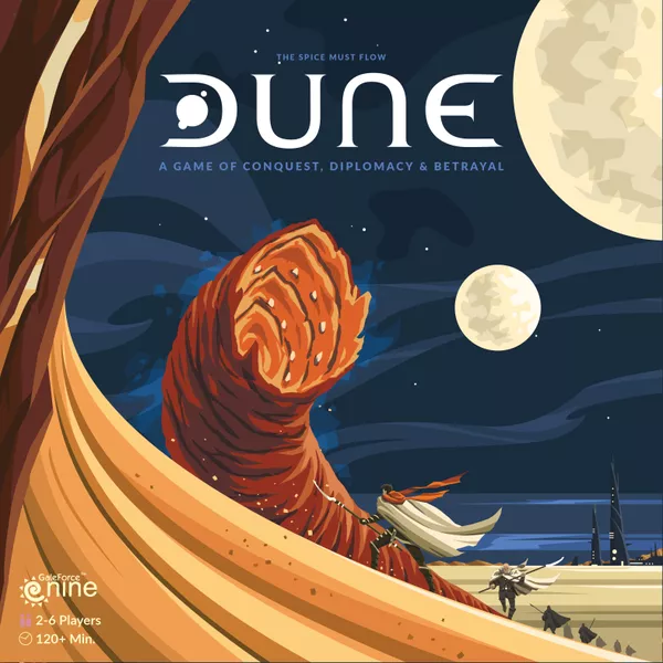 Dune board game box